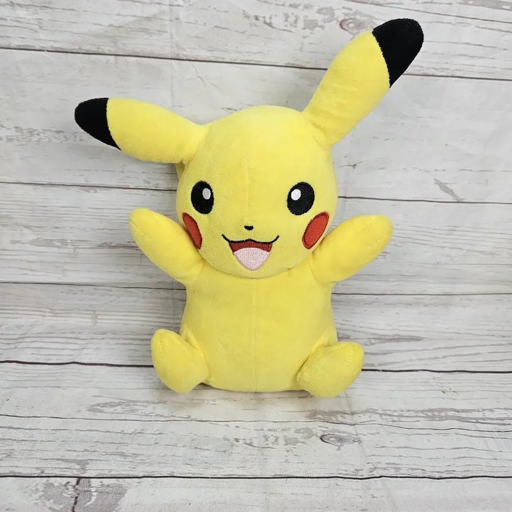 3 Pokemon Plush Wicked Cool Toys WCT Stuffed Sobble Pikachu Grookey